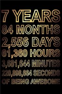 7 Years Of Being Awesome