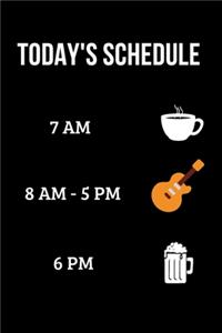 Today's Schedule Guitar Journal