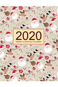 2020 Planner Weekly & Monthly 8.5x11 Inch