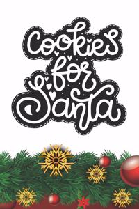 Cookies for Santa Notebook