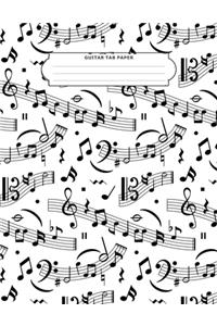 Guitar Tab Paper