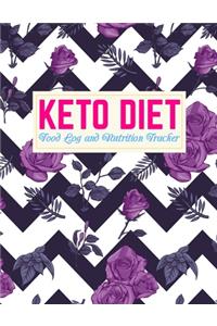 Keto Diet Food Log and Nutrition Tracker: Nifty Daily Ketogenic Meal Planner - Weight Loss Journal and Healthy Living Diary - Low Carb Fitness Tracker and Wellness Notebook - Book Code HB 00