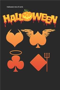 Halloween Ace of cards