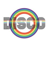 Cool Rainbow Disco Lovers 120 Page Notebook Lined Journal