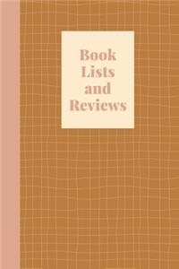 Book Lists and Reviews