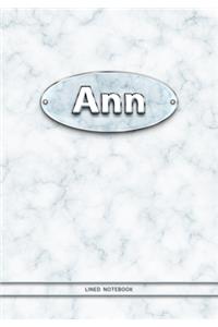 Ann - Lined Notebook