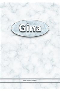 Gina - Lined Notebook