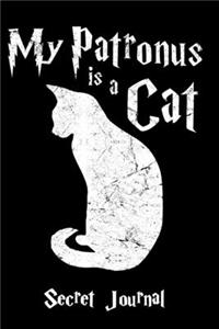 My Patronus Is A Cat: 120 Page Blank Line Journal, Notebook