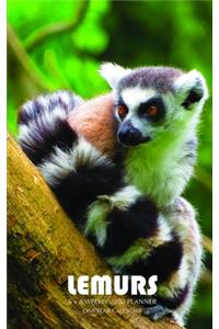 Lemurs 5 x 8 Weekly 2020 Planner