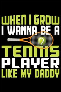 When I Grow I Wanna Be A Tennis Player Like My Daddy
