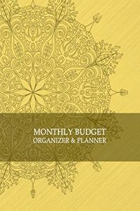 Monthly Budget Organizer & Planner: Expense Tracker Notebook - Undated Monthly Budget Planner - perfect for home, office or business.