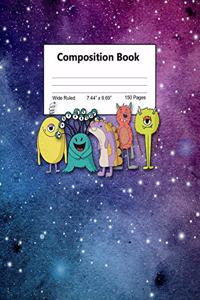 Composition Book Wide Ruled 7.44