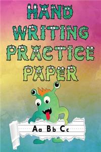 Handwriting Practice Paper