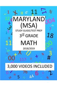 3rd Grade MARYLAND MSA, 2019 MATH, Test Prep