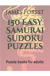 150 Easy Samurai Sudoku Puzzles
