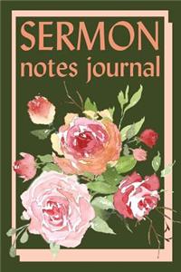 Sermon Notes Journal