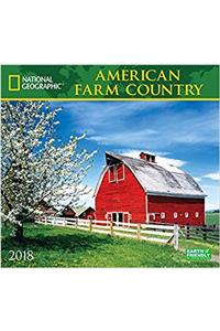 National Geographic American Farm Country 2018 Wall Calendar