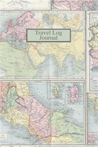 Travel Log Journal: Travel Planner to Log and Journal Trip Ideas, Expenses, Activities, Memories for Men, Woman and Teens