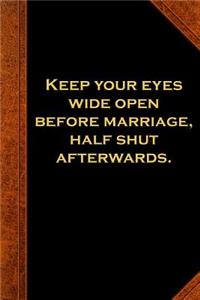 2019 Daily Planner Ben Franklin Quote Marriage Vintage Style