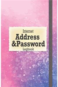 Internet Address Password Logbook