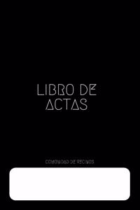 Libro de Actas Comunidad de Vecinos