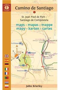 Camine De Santiago Maps - Ninth Edition