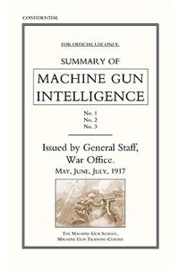 Summary of Machine Gun Intelligence, Parts 1, 2, 3. May - June - July 1917.