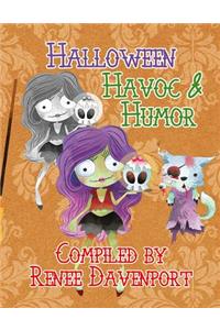 Halloween Havoc & Humor: Grayscale Adult Coloring Book