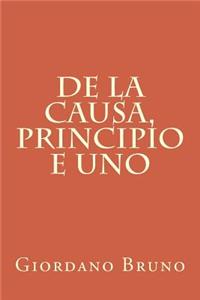 De la causa, principio e uno