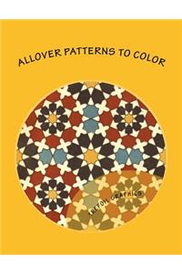Allover Patterns to Color
