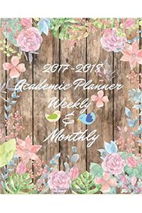 2017-2018 Academic Planner Weekly & Monthly