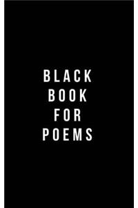 Black Book For Poems