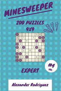 Minesweeper Puzzles 9x9 - Expert 200 vol. 4