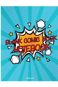 Blank Comic Book Notebook