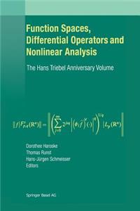 Function Spaces, Differential Operators and Nonlinear Analysis