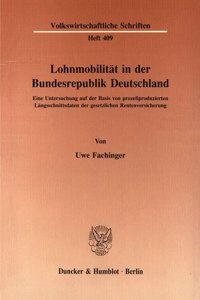 Lohnmobilitat in Der Bundesrepublik Deutschland