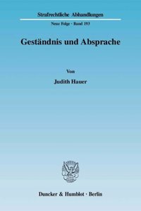 Gestandnis Und Absprache