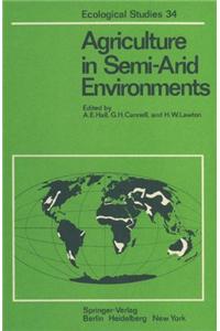 Agriculture in Semi-Arid Environments