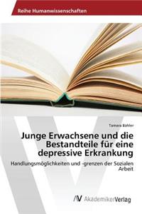 Junge Erwachsene und die Bestandteile für eine depressive Erkrankung