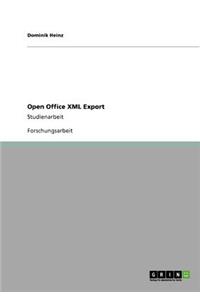 Open Office XML Export