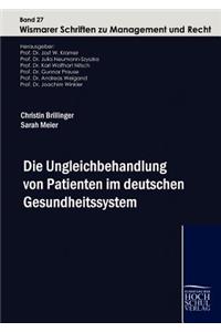 Die Ungleichbehandlung von Patienten im deuteschen Gesundheitssystem
