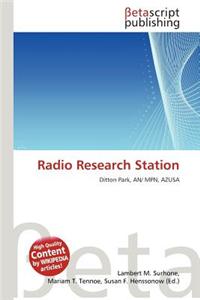 Radio Research Station