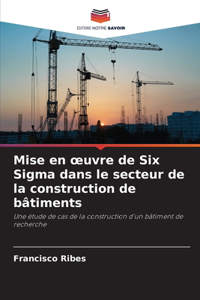 Mise en oeuvre de Six Sigma dans le secteur de la construction de bâtiments