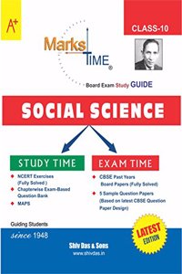 Marks Time CBSE Board Exam Study Guide for Class 10 Social Science