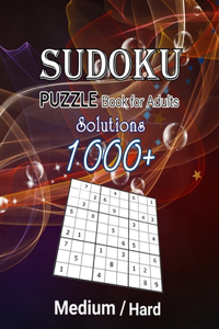 1000+ Sudoku Puzzles Book For Adults Medium Hard Solution