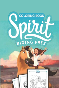 Spirit Riding Free Colouring Book