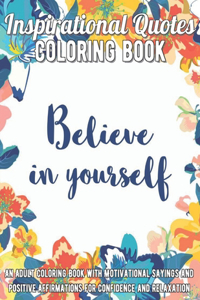 Inspirational Quotes Coloring Book
