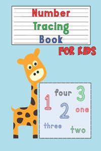 Number Tracing Book for Kids