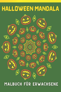 Halloween-Mandala-Malbuch für Erwachsene