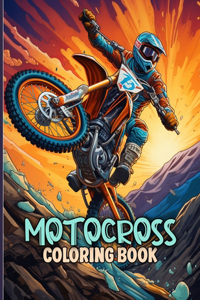 Motocross Coloring Book